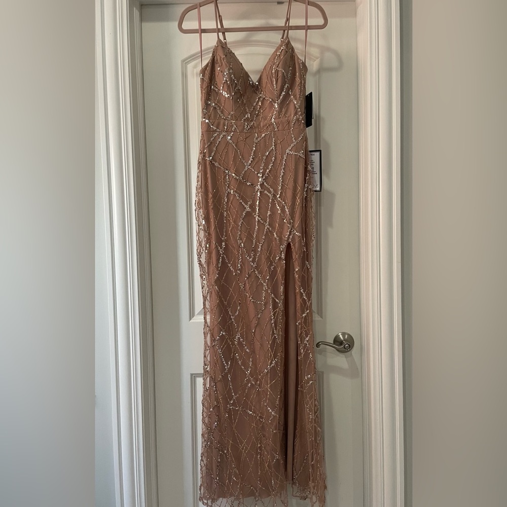 Brand New Long Mauve Dress